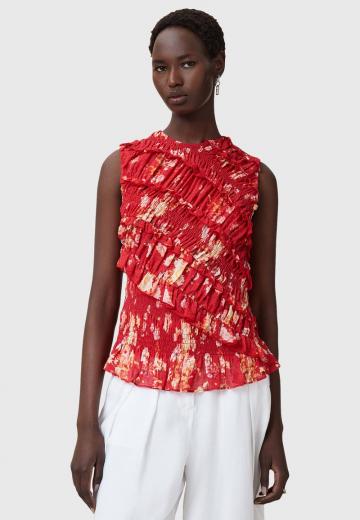 Блузка без рукавов