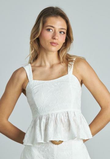 Блузка без рукавов