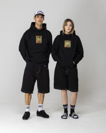 Пуловер с капюшоном