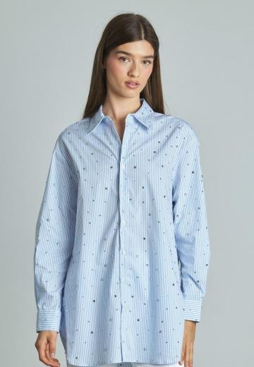 Длинная блузка