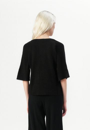 Пуловер с коротким рукавом