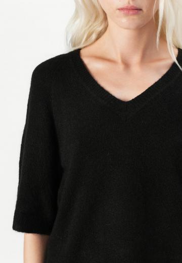 Пуловер с коротким рукавом