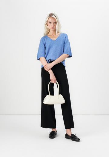 Пуловер с коротким рукавом