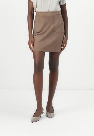 Кожаная юбка