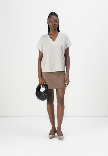 Кожаная юбка