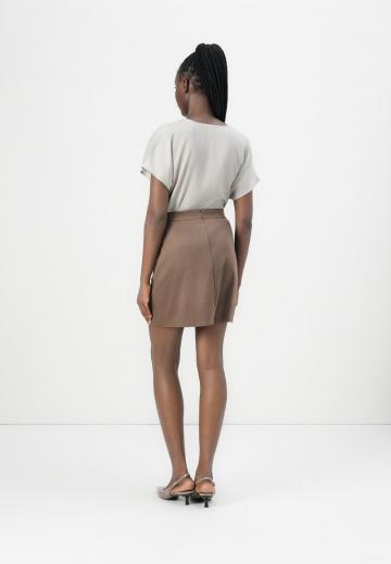 Кожаная юбка