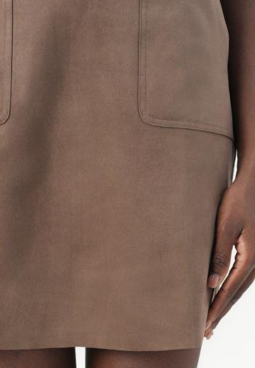 Кожаная юбка