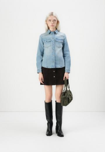 Джинсовая блузка