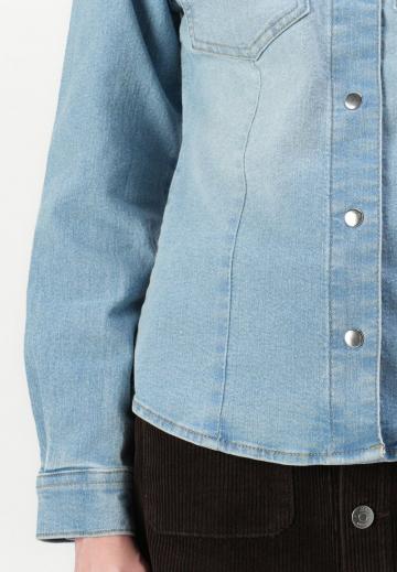 Джинсовая блузка