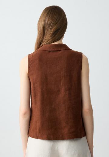 Блузка без рукавов
