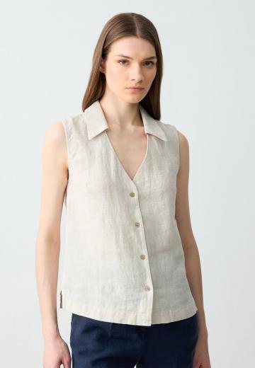 Блузка без рукавов