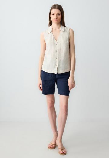 Блузка без рукавов