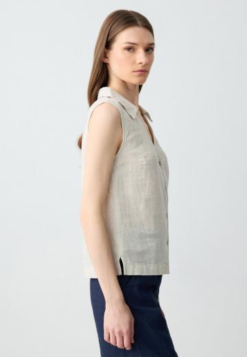 Блузка без рукавов