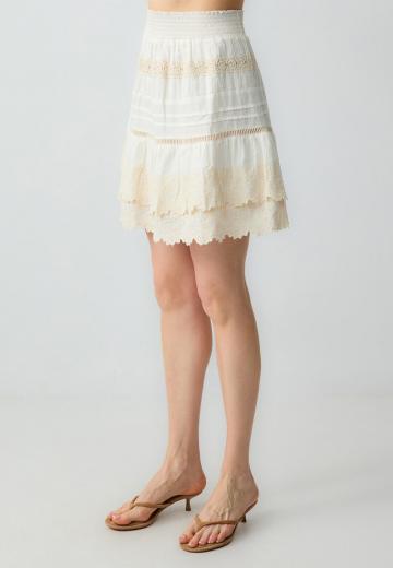 Юбка с воланами