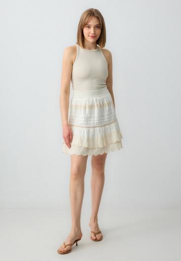 Юбка с воланами