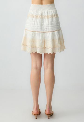 Юбка с воланами