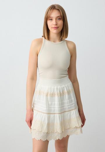 Юбка с воланами