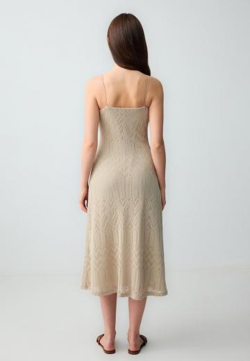 Вязаное платье