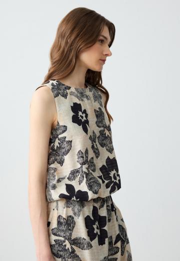 Блузка без рукавов