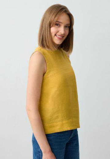 Блузка без рукавов