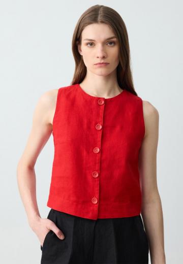 Джинсовая жилетка