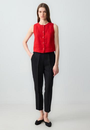 Джинсовая жилетка