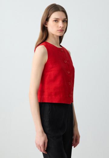 Джинсовая жилетка