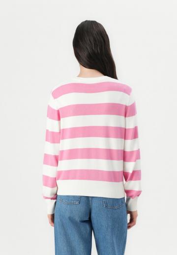 Пуловер в полоску
