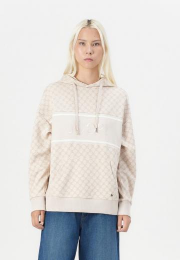 Пуловер с капюшоном