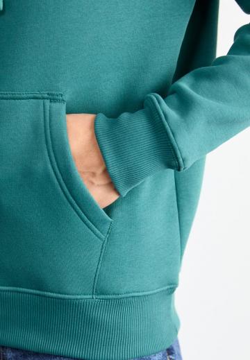 Пуловер с капюшоном