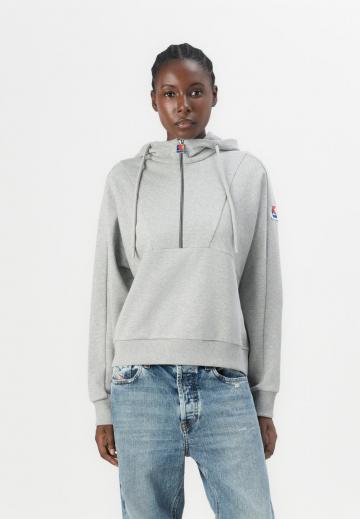 Пуловер с капюшоном