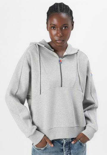 Пуловер с капюшоном