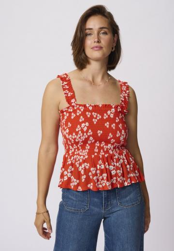 Блузка без рукавов