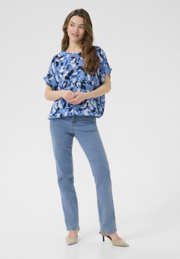 Атласная блузка