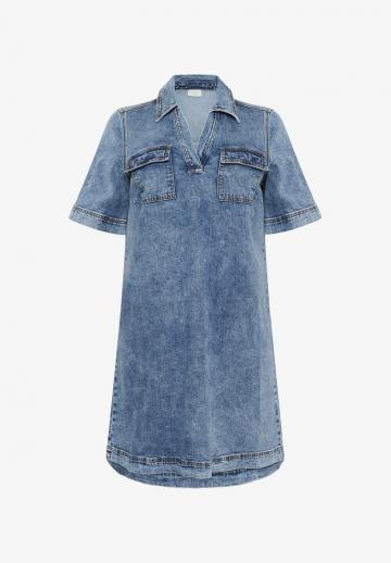 Джинсовое платье