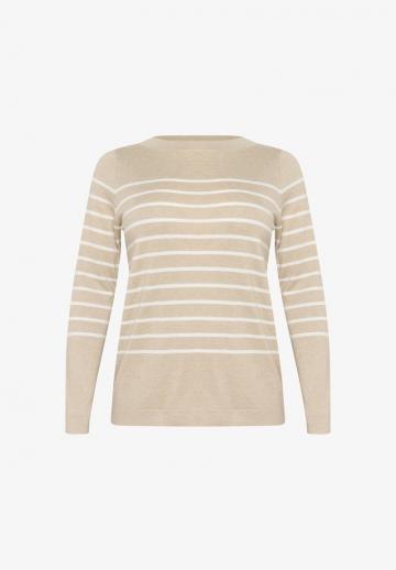 Пуловер в полоску