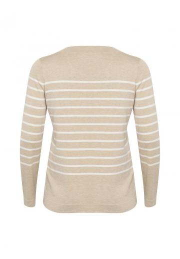 Пуловер в полоску