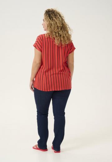 Атласная блузка