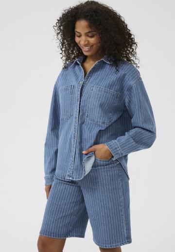 Джинсовая блузка