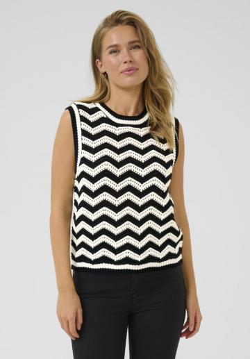 Пуловер без рукавов