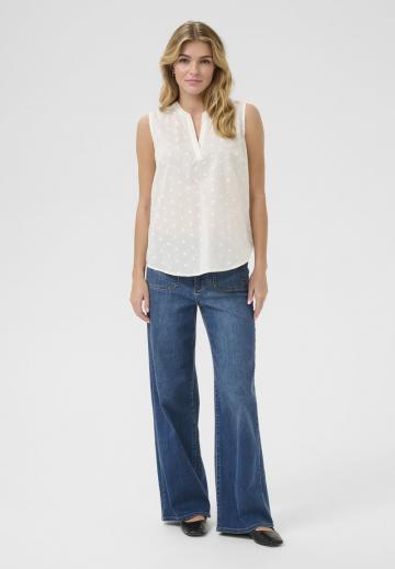 Блузка без рукавов