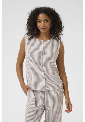 Блузка без рукавов