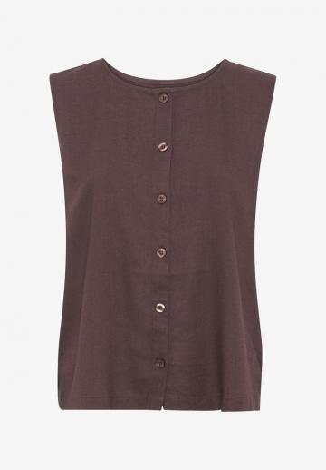 Блузка без рукавов