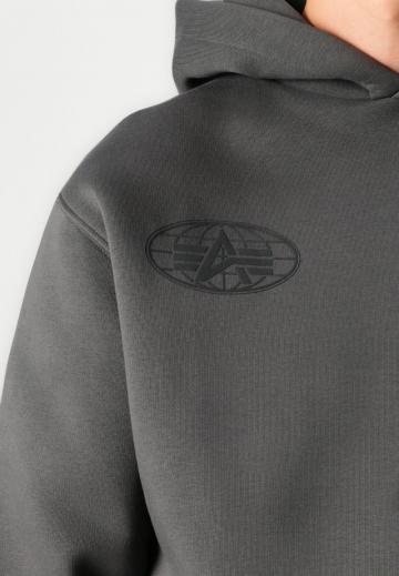 Пуловер с капюшоном