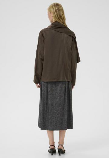 Атласная блузка