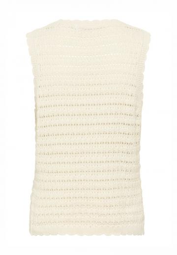 Пуловер без рукавов