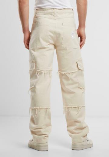 Брюки с накладными карманами