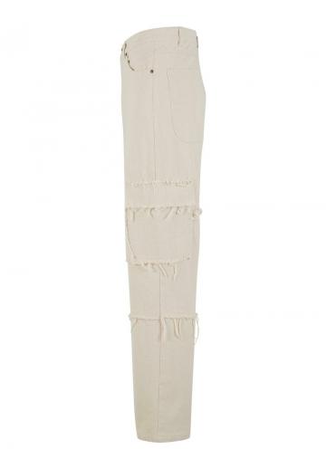 Брюки с накладными карманами