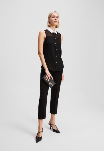 Блузка без рукавов