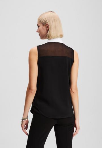 Блузка без рукавов